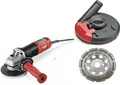 Produktbild: Flex LE 15-11 125 Winkelschleifer #447.722 + Absaughaube 452.572 + Schleifteller