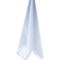Produktbild: Duschdichtung Anschlagdichtung 90 Grad Transparent Für Duschtür Und Weiterem Glaselement, Duschlippe Aus Pvc - Für 8mm Glasstärke