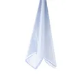 Produktbild: Bagnoxx Duschdichtung Anschlagdichtung 90 Grad, transparentes Eckprofil für Duschkabine im Bad, 8mm Glasstärke, Duschtürdichtung, PVC Duschlippe, 90 Grad Abdichtung