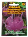 Produktbild: Kohlrabi Delikatess blauer Sommer-Herbstanbau Saat Saatgut