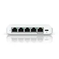 Produktbild: Ubiquiti Switch smart managed Layer2 5 Port. 5x GbE. 1x PoE at In. Desktop. Lüfterlos. - Switch - 25 Gbps