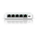 Produktbild: Ubiquiti UniFi USW-Flex-2.5G-5 5-Port Managed Switch 2,5G PoE Weiß  Netzteil ink