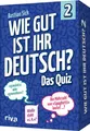 Produktbild: Wie gut ist Ihr Deutsch? – Das Quiz 2: Kartenspiel für besseres Allgemeinwissen. Geschenk für Sprachfreunde und Ratefüchse. Vom Autor von »Der Dativ ist dem Genitiv sein Tod«