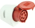 Produktbild: CEE-Wandsteckdose PCE 32A IP44 5-polig rot