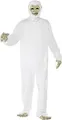 Produktbild: Smiffys, Herren Yeti Kostüm, Latex Maske, Hände, Füße und Bodysuit, Größe: M, 23678
