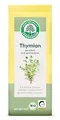 Produktbild: Lebensbaum Thymian gerebelt & getrocknet, Bio-Gewürz mit herb-würzigem Geschmack, Quendel für Pizza, Fleisch-Gerichte, Suppen & Eintöpfe, vegan, 20g