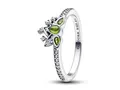 Produktbild: Pandora 193653C01-52 Disney Tiana Silber Ring & hellgrünem Kristall & Zirkonia Gr. 52