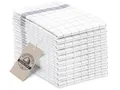 Produktbild: ZOLLNER 10er Set Geschirrtücher Baumwolle in 50x70 cm - super saugstarke und langlebige Küchentücher - waschbar bis 95°C – in grau weiß kariert - Gastronomiequalität - Oeko Tex® Zertifiziert
