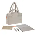Produktbild: LÄSSIG Baby Wickeltasche mit Tragegriff und Wickelunterlage, Kinderwagenbefestigung, wasserabweisend/GRE Everyday Bag beige