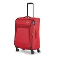 Produktbild: Travelite 4-Rad Koffer Größe M Weichschale, Gepäck Serie Chios mit Dehnfalte + Kantenschutz, Trolley in Zeitloser Optik, 67 cm, 60-66 Liter