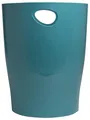 Produktbild: EXACOMPTA - Ref. 45334D – Set mit 8 Papierkörben ECOBIN Skandi mit Griffen – Volumen 15 Liter – Maße 26,3 x 26,3 x 33,5 cm – für Büro oder Zuhause – Farbe Pazifikblau