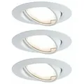 Produktbild: PAULMANN EBL Base Coin LED schwenkbar 3x5W 230V 51mm Weiß/Metall