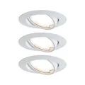 Produktbild: Paulmann 93423 Base Einbauleuchte 3er Set LED LED 15W Weiß