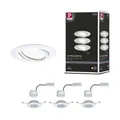 Produktbild: LED Einbauleuchte Base Coin Basisset schwenkbar rund 90 mm 20° Coin 3x5W 3x370lm