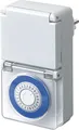 Produktbild: Brennenstuhl MMZ 44, Wochentimer, Blau, Weiß, Analog, Drehregler, 15 min, IP44