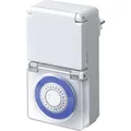 Produktbild: Zeitschaltuhr MMZ 44 mechanische Timer-Steckdose Tages-Zeitschaltuhr IP44 ges...