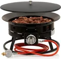 Produktbild: BBQ-Toro Gas Feuerstelle mit Lavasteinen | Ø 48 cm - 12 kW | Gasfeuerstelle