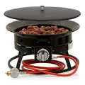 Produktbild: BBQ-Toro Gas Feuerstelle mit Lavasteinen | Ø 48 cm - 12 kW | Gasfeuerstelle