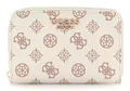 Produktbild: GUESS Laurel Zip Around Wallet M Cream Logo