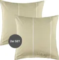 Produktbild: ESPRIT Renforcé Kissenbezüge und Bettwäsche HARPLINES Beige 40 x 40 cm 2er Pack