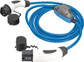 Produktbild: as - Schwabe Typ 2 Ladekabel für Hybrid & Elektroautos 3,6 kW / 5 m / 16 A / 230 V - E-Auto EV/PHEV - mit MID-konformem Stromzähler - Modus 3, 1-phasig - mit Tasche - witterungsbeständig - blau, 65108