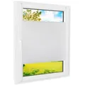 Produktbild: Foxx Plissee Plissee Klemmfix weiß blackout 35x120 cm weiß 35 cm x 120 cm