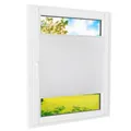 Produktbild: Plissee Klemmfix [Weiß, 35x120 cm] Verdunkelung für Fenster ohne Bohren, Faltrollo mit einfacher Montage/Bietet optimalen Lichtschutz und Privatsphäre, idealer Sonnenschutz für jedes Fenster