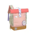Produktbild: LÄSSIG Kindergartenrucksack Kinderrucksack Rolltop mit Brustgurt wasserabweisend, 11 Liter/Mini Rolltop Backpack Sunny Explorer rose/pink