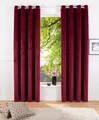Produktbild: my home Vorhang Velvet Uni (2 St), Ösen, blickdicht, Polyester, Blickdichter Samt, 2-er Set, edel, Gardine, multifunktional