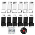 Produktbild: Schallplatten Wandhalterung, 12 Pcs Vinyl Record Hangers Transparent Vinyl Wa...