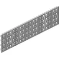 Produktbild: Stahl-lochplatte Stahl Weiß Länge 800 Mm Breite 200 Mm