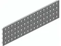Produktbild: ALFER ALUMINIUM 11400-00004 Stahl-Lochplatte  Stahl weiß  Länge 800 mm Breite 20