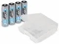 Produktbild: ANSMANN NiMH-Mignon-Akku, maxE, 2500 mAh, 4 Stück, mit Batterienbox