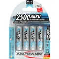 Produktbild: Ansmann maxE 2500mAh NiMh, Akku, silber