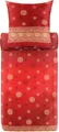 Produktbild: Bassetti PALLAVICINO Bettwäsche + 1 Kissenhülle aus 100% Baumwollsatin in der Farbe Rot R1, Maße: 155x220 + 1 K 80x80 cm - 9329918