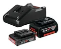 Produktbild: Bosch Professional Starter-Set mit 2x Akku 2 Ah/4 Ah & Ladegerät GAL 18V-40 - im Karton - 1600A01ZS9