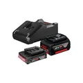 Produktbild: Bosch Starter-Set 1 x GBA 18V 2.0Ah + 1 x GBA 18V 4.0Ah + GAL 18V-40