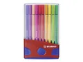 Produktbild: STABILO Faserstift STABILO Pen 68 Filzstift - 1 mm - 20er ColorParade dunkelblau + rot