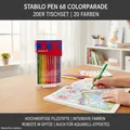 Produktbild: STABILO Pen 68 ColorParade 20er Tischset rot/blau 20 Farben