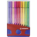 Produktbild: Premium-Filzstift - STABILO Pen 68 ColorParade - 20er Tischset in rot/blau - mit