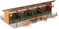 Produktbild: Faller 130597 Spur H0 - Pferdestall mit 4 Pferden  NEU und OVP