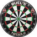 Produktbild: BULL'S Focus II Bristle Dart Board | Dartboard Dartscheibe Darts Scheibe Dart