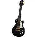 Produktbild: SIMBA Spiel-Gitarre My Music World Rockgitarre 56 cm, Schwarz 1 Stück, (Spielzeuggitarre, Rockgitarre mit Schulterriemen und Batterien), Metallsaiten, Demotaste, Schulterriemen, Zufallsauswahl schwarz