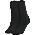 Produktbild: TOMMY HILFIGER Damen Socken, 2er Pack - Classic, Strümpfe, einfarbig Grau 35-38