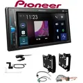 Produktbild: Pioneer DMH-A3300DAB 2-DIN Multimedia Autoradio Bluetooth DAB+ USB mit Einbauset für Chrysler 300C 2008-2010 schwarz
