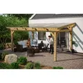 Produktbild: Skan Holz Terrassenüberdachung Sanremo B x T 541 cm x 400 cm Leimholz Natur