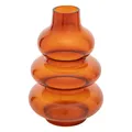 Produktbild: Vase aus Glas bernsteinfarben CLOTHILDE, H. 22 cm