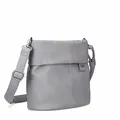 Produktbild: Zwei Damen Handtasche Mademoiselle.M M8 Crossbody Bag 3 L Umhängetasche aus Kunstleder mit Geheimfach & Hauptfach mit Reißverschluss, inkl. kurzem & langen abnehmbaren Schultergurt (canvas-grey)