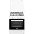 Produktbild: Oranier Gas-standherd Weiß (4-fl.) Erdgas Grillbrenner Gas Schublade Für Geschirr Flüssiggasdüsen-set Beiliegend 60 Cm Stg699