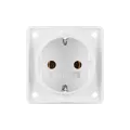 Produktbild: Berker 947782502 Steckdose SCHUKO mit Steckklemmen Integro polarweiß matt